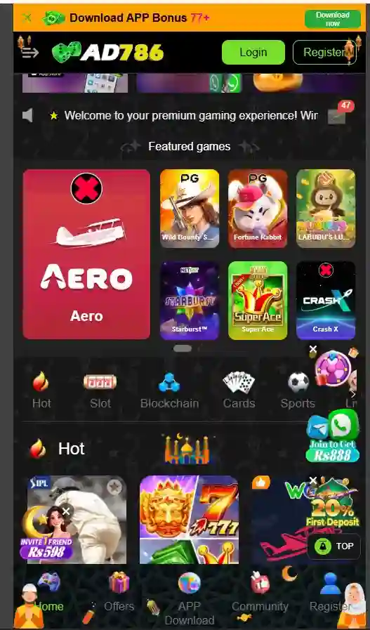 Ad768 Game interface