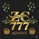 ZC777 Game mobile app showing slots and casino games