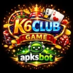 K6Club Game casino logo with Apksbot