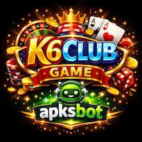 K6Club Game casino logo with Apksbot